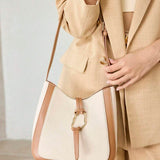 ANNEAU — Metal Ring Shoulder Hobo Bag