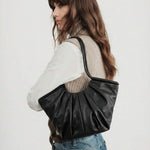 VOLANT — Ruffle Shoulder Tote Bag