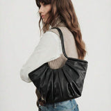 VOLANT — Ruffle Shoulder Tote Bag