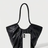 VOLANT — Ruffle Shoulder Tote Bag