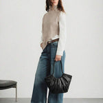 VOLANT — Ruffle Shoulder Tote Bag