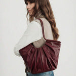 VOLANT — Ruffle Shoulder Tote Bag