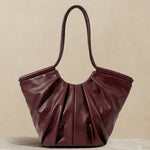 VOLANT — Ruffle Shoulder Tote Bag