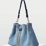 INDIGO — Chain Detail Bucket Bag