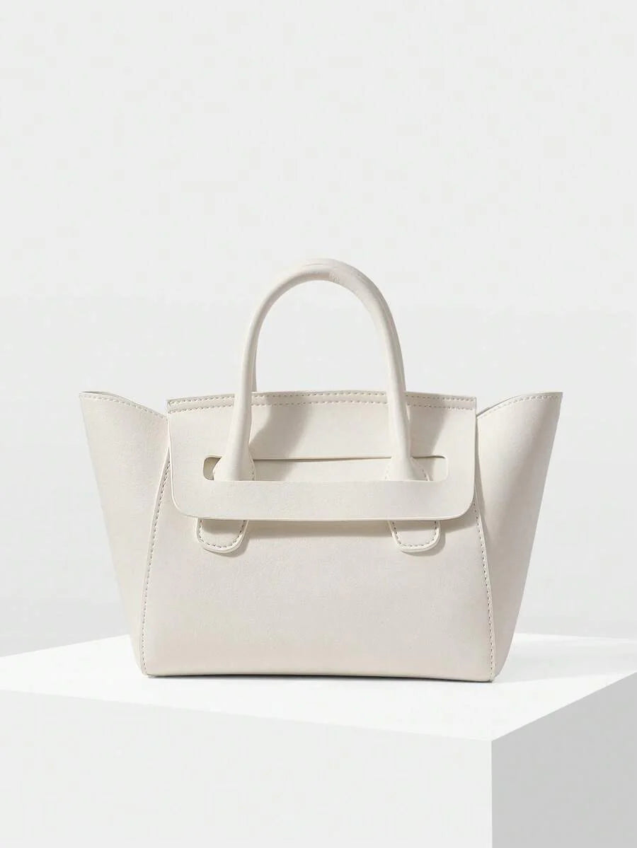 SOBRE — Structured Work Tote Bag Beige