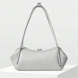 GALBE — Pleated Shoulder Bag Grey