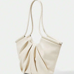 VOLANT — Ruffle Shoulder Tote Bag