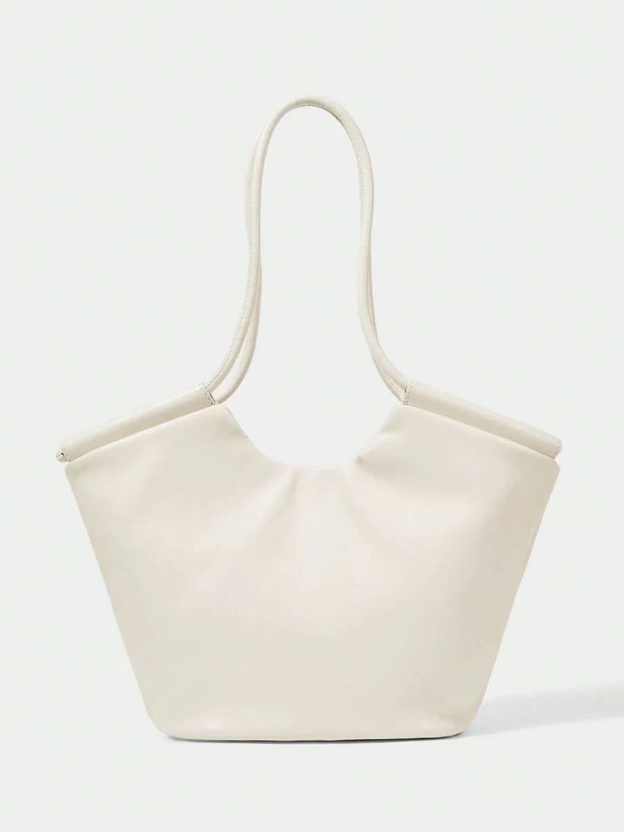 VOLANT — Ruffle Shoulder Tote Bag