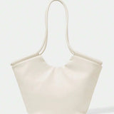 VOLANT — Ruffle Shoulder Tote Bag