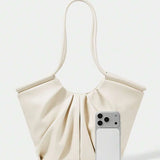 VOLANT — Ruffle Shoulder Tote Bag
