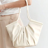 VOLANT — Ruffle Shoulder Tote Bag
