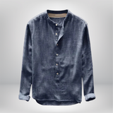 Jett - Long - Sleeved Linen Shirt