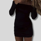 Alexa - Comfy Off Shoulder Mini Dress