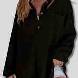 Evelien - Casual waffle knit shirt