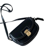 Crossbody bag with flap