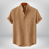 Chase - Casual Short - Sleeved Linen Shirt