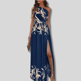 Scarlett - Asymmetric Elegant Maxi Dress