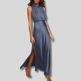 Thea - Elegant women's dress with slit