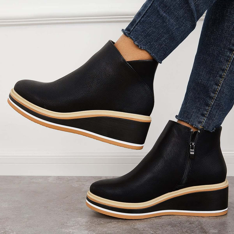 City Edge – Platform Ankle Boots