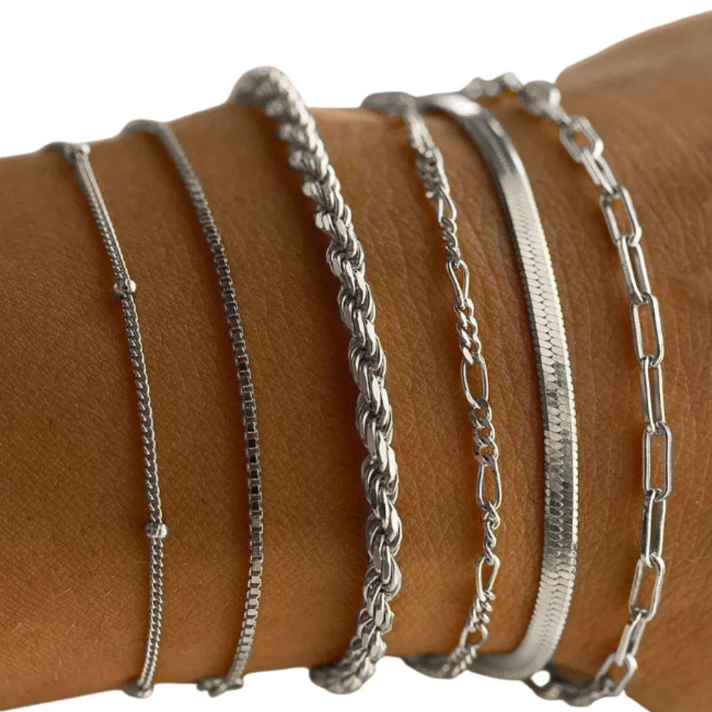 Stylish Bracelets Set of 6