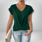 Sophie l Casual Top with Short Sleeves