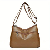 Faux Leather Crossbody Bag