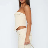Eclipse Edge – Cutout Corset Top