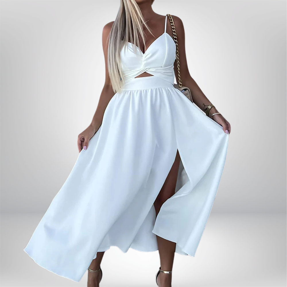 Alba - Slit midi dress