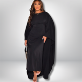 Lieke - Elegant Batwing Sleeve Dress