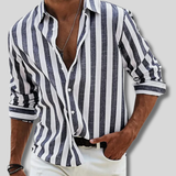 Duco - Striped men's shirt