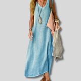 Charlotte - Women's Casual v-neck maxi dress