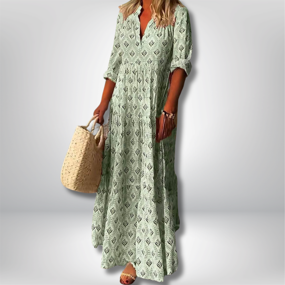 Taila - Elegant linen maxi dress