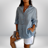 Johanna - Comfortable Blouse with Long Sleeves