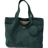 Corduroy handbag tote bag