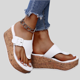 Islay - Summer sandals flip flop model high sole