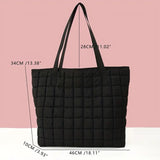 Large Capacity Quilted Tote Bag Bag