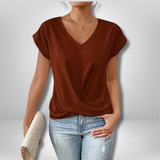 Sophie l Casual Top with Short Sleeves