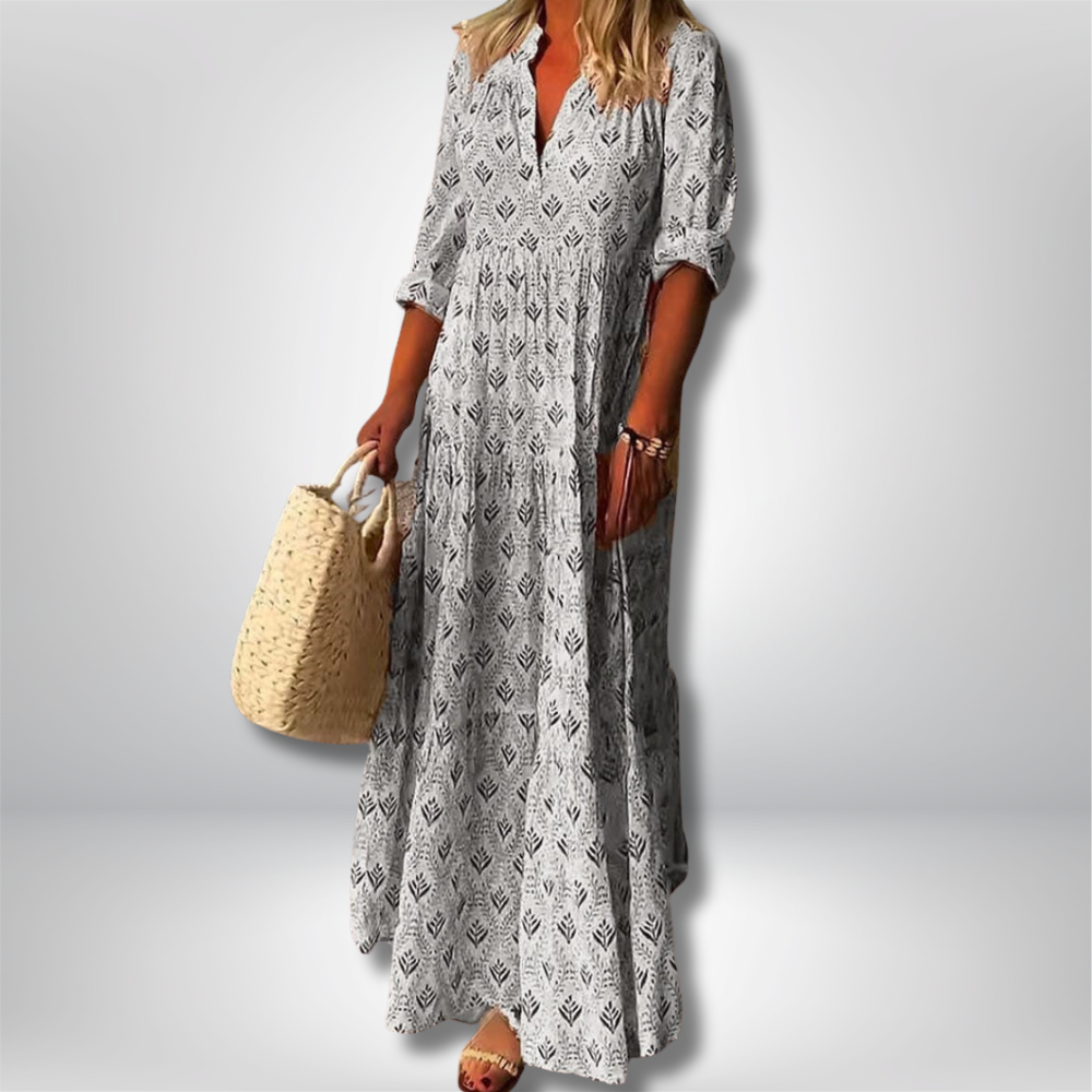 Taila - Elegant linen maxi dress