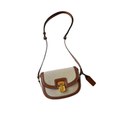 Crossbody bag with flap