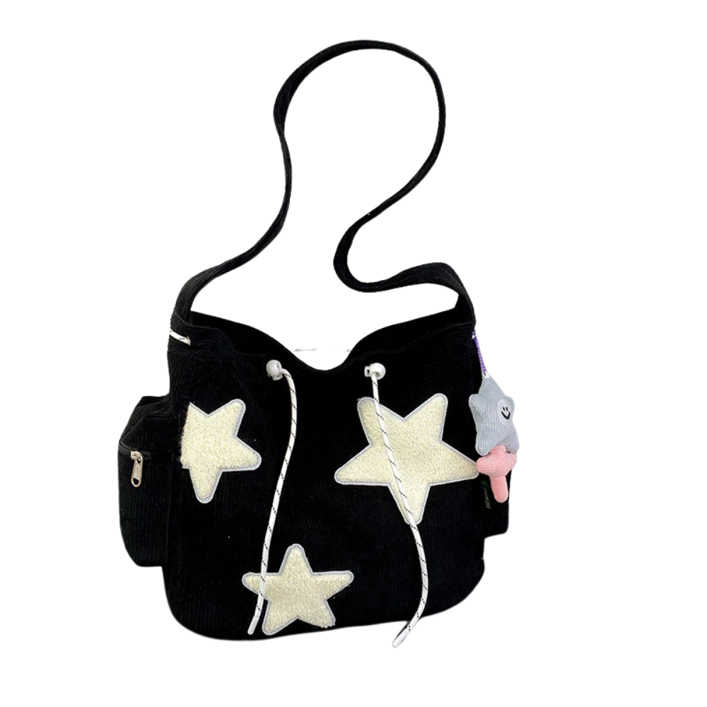 Shiny bag with stars