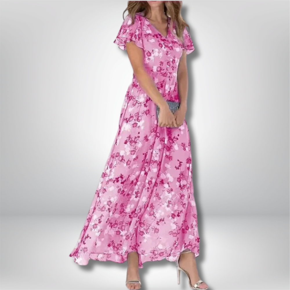 Poppy - Elegant Colourful Long Dress