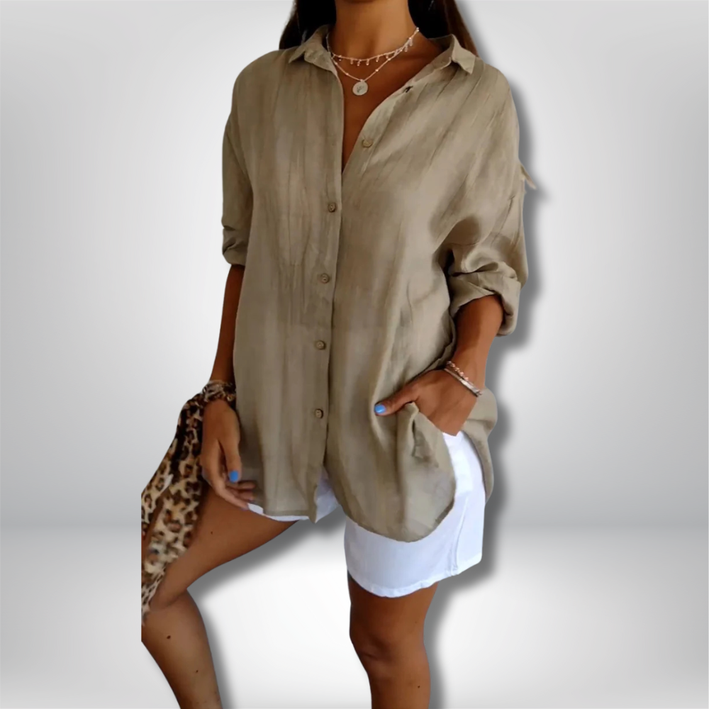 Johanna - Comfortable Blouse with Long Sleeves