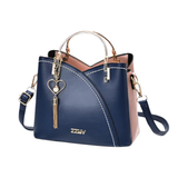 Stylish small handbag with heart zipper