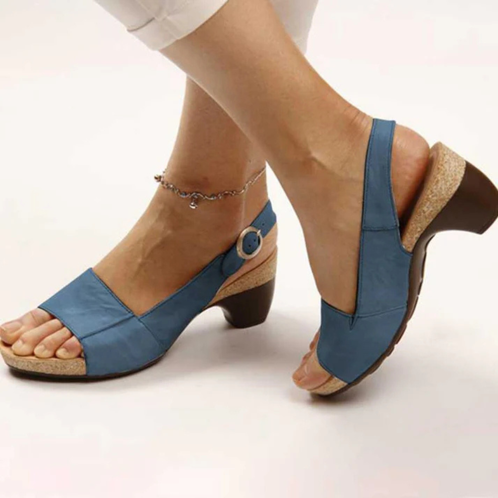 Una - Elegant Sandals with Heels