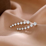 Nerina - Ear climber with crystal embellishments