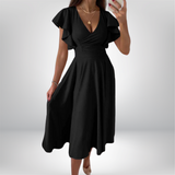 Sophie - Ladies Casual Dress Sexy V-Neck Loose Dress