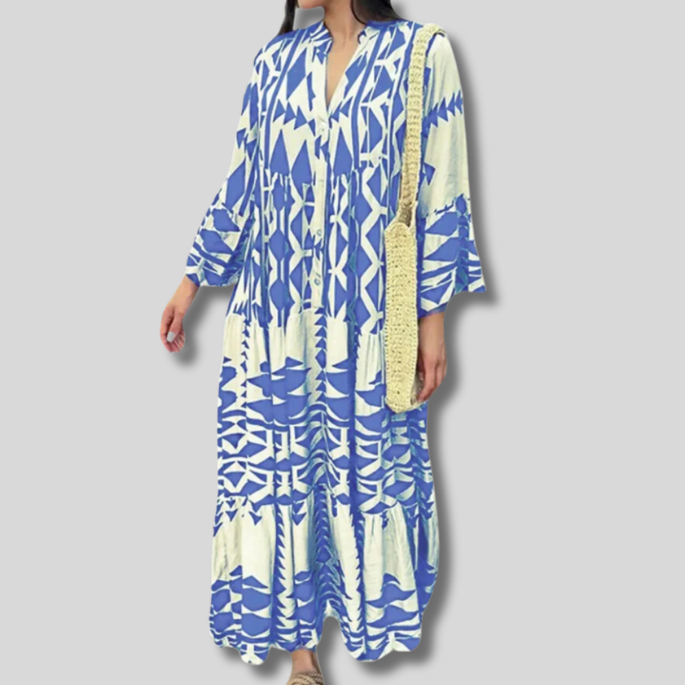 Lana - Women's Elegant Loose Fitting Maxi Dress