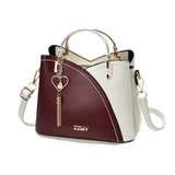 Stylish small handbag with heart zipper