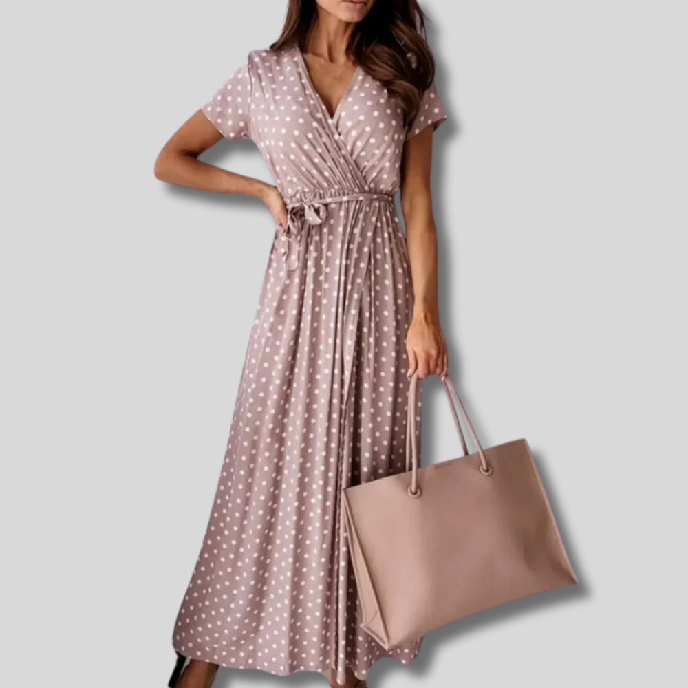 Celeste - Women's v-neck maxi dress