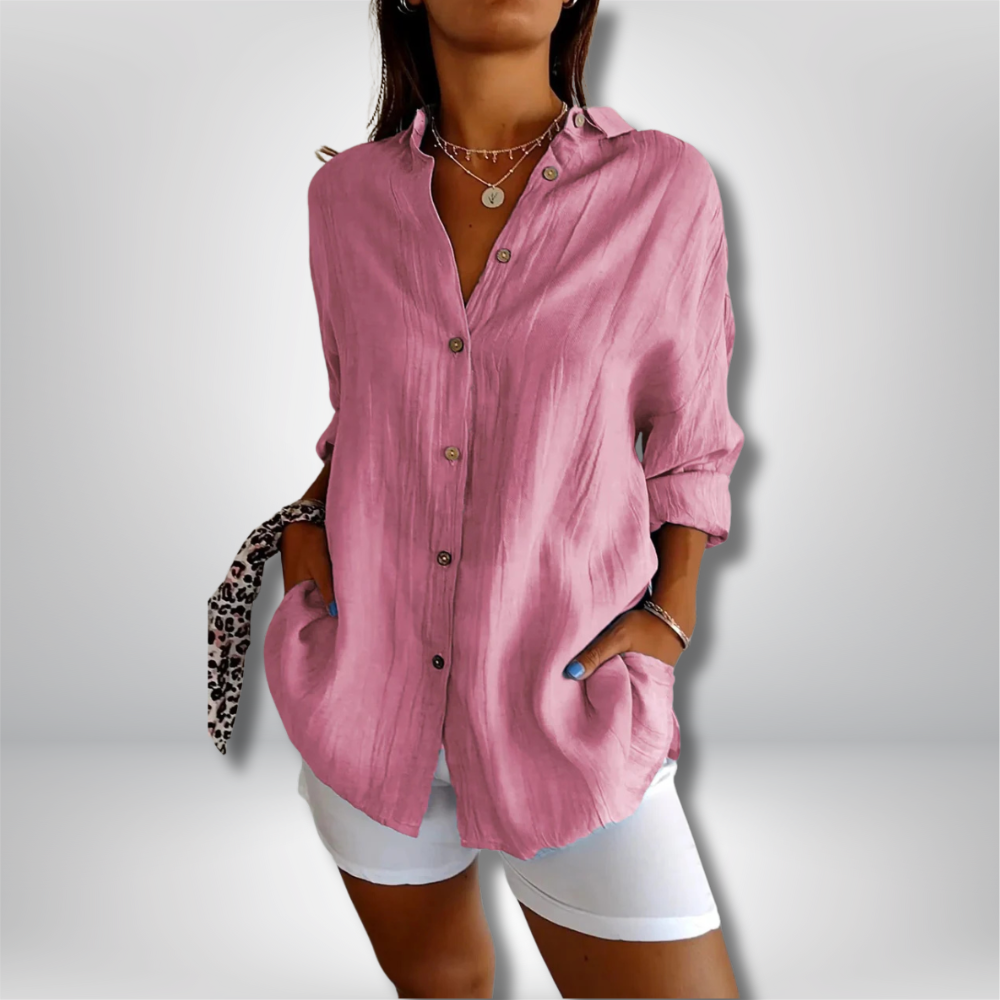 Johanna - Comfortable Blouse with Long Sleeves